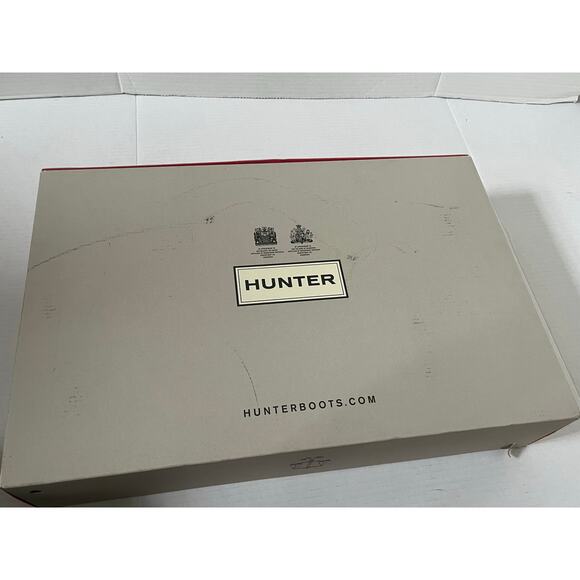 NWT Hunter Dusty Petrol Blue Classic Tall Rainboots Boots Size 5 - Picture 13 of 13